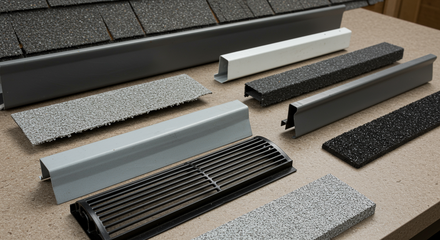 Various types of gutter guards